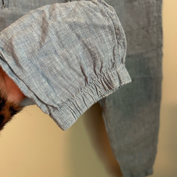 Athleta Retreat Linen Jogger in Blue Size 4 Petite - Picture 4 of 10